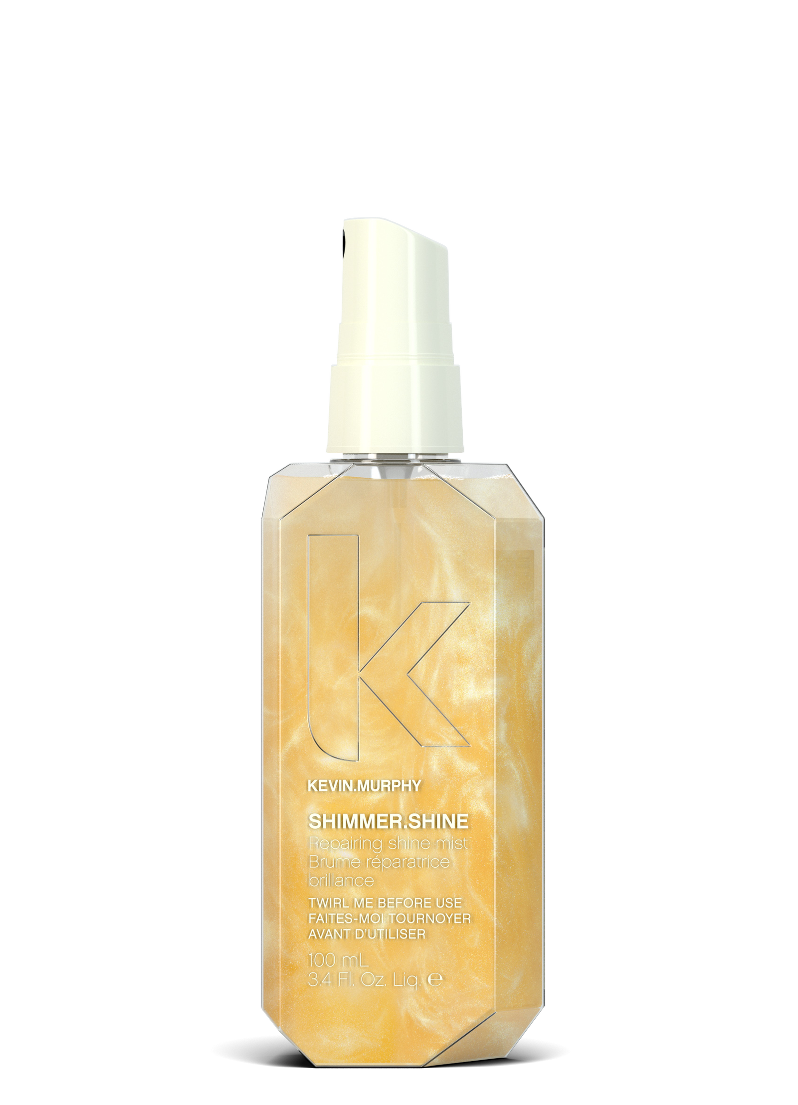 Kevin Murphy Shimmer Shine hair product bottle on a white background