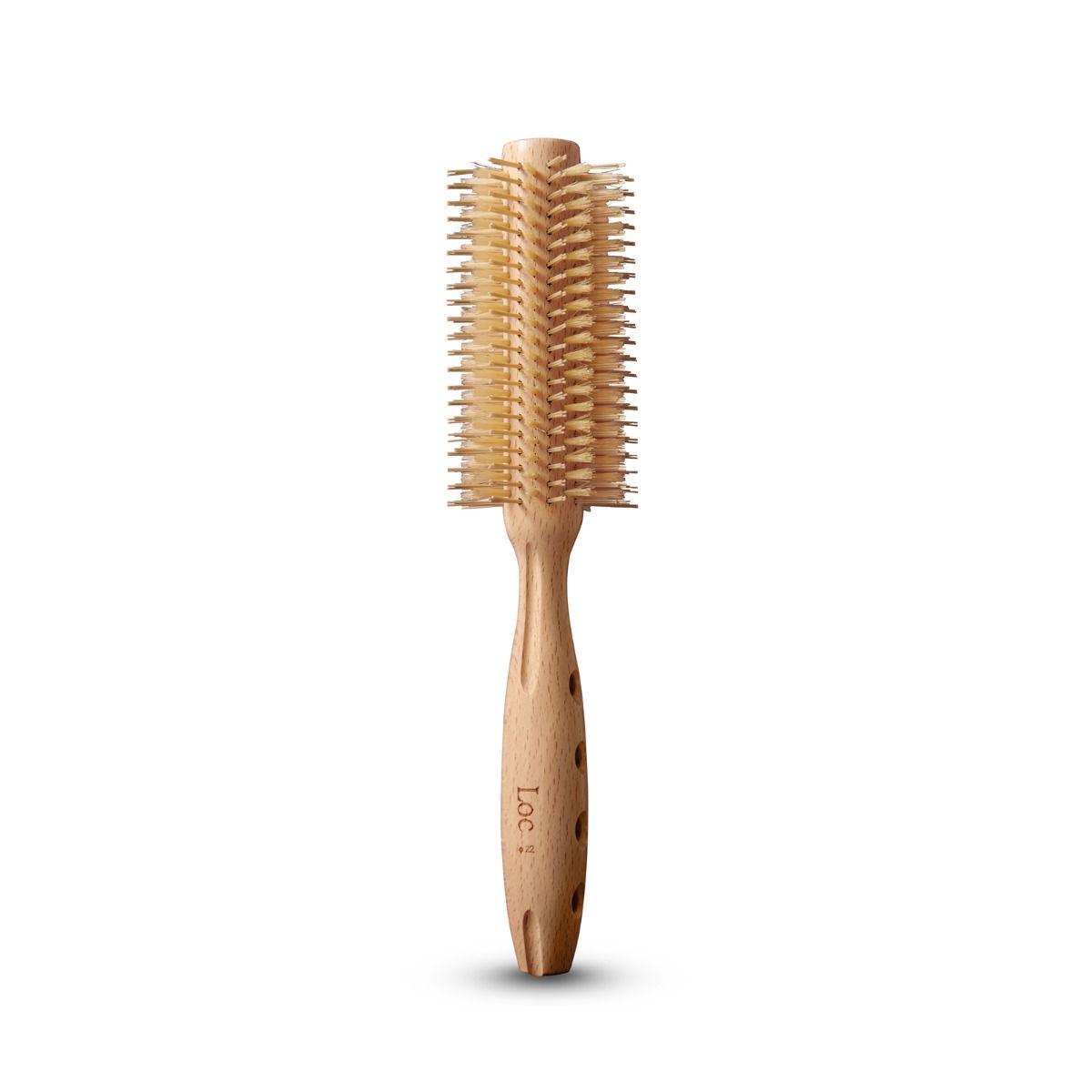 LOC The Bristle & Pin Round Brush