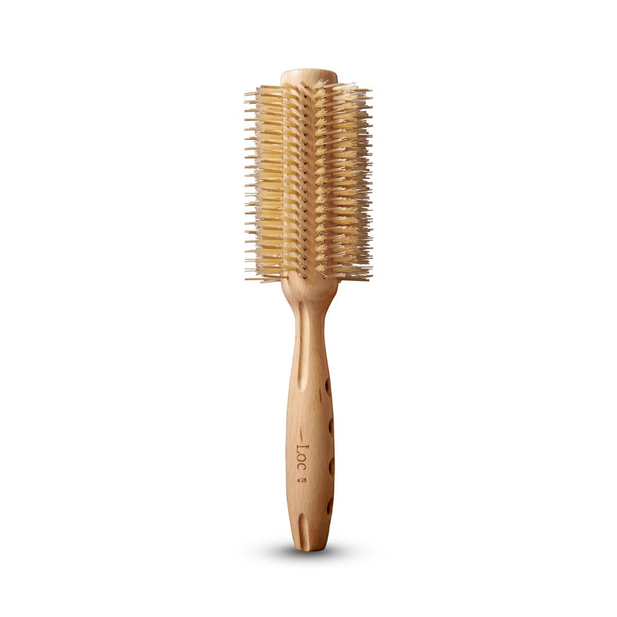 LOC The Bristle & Pin Round Brush