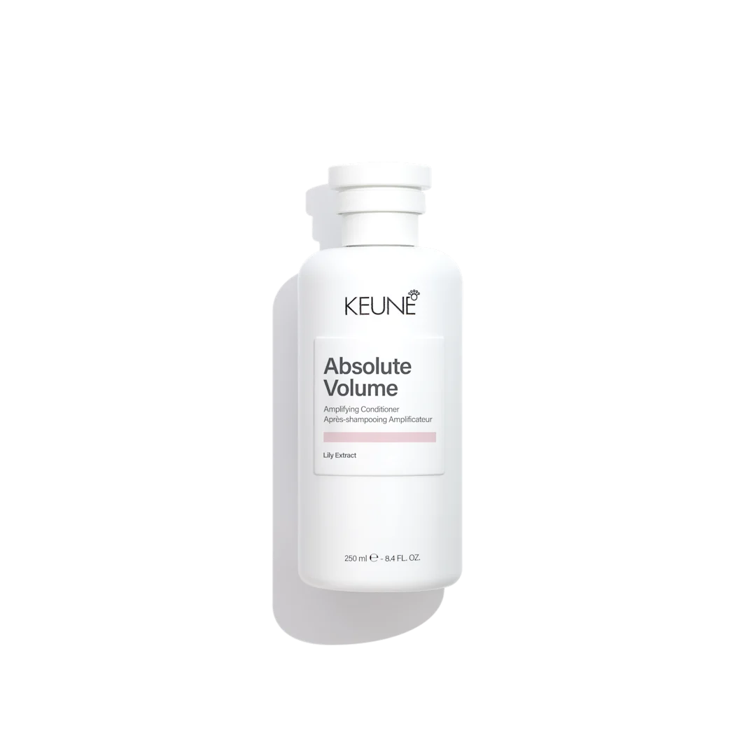 Keune Absolute Volume Conditioner in white bottle 