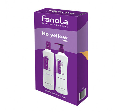 Fanola No Yellow Care product packaging on a white background