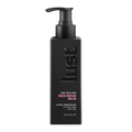 Black bottle of 'lust' ends repair balm on a white background