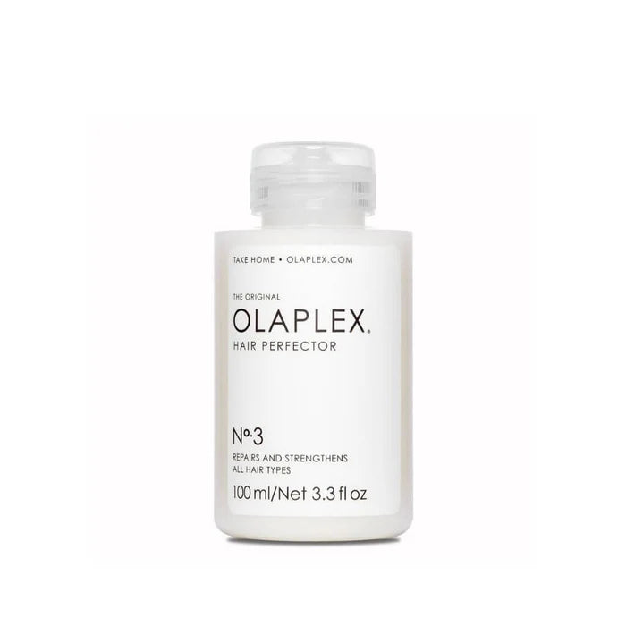 Olaplex Hair Perfector No.3 bottle on a white background