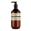Brown conditioner bottle with pump on a white background
