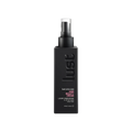 Black bottle with 'lusi' branding on a white background