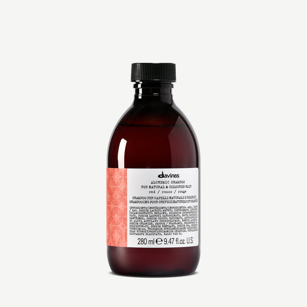 Davines alchemic shampoo red