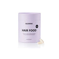 GLOWWA Hair Food supplement container with a capsule on a white background
