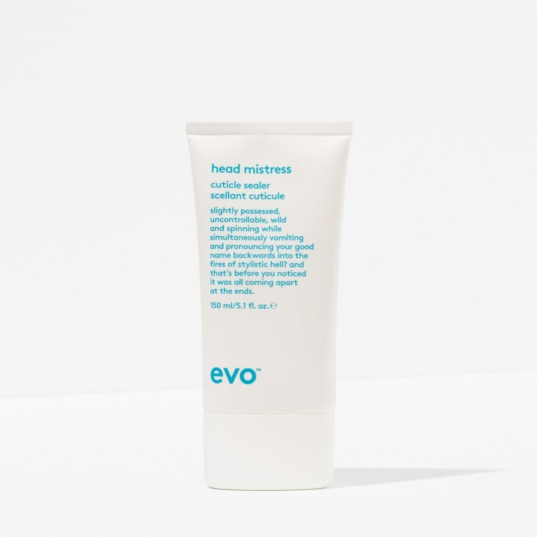 Evo head mistress product packaging on a white background